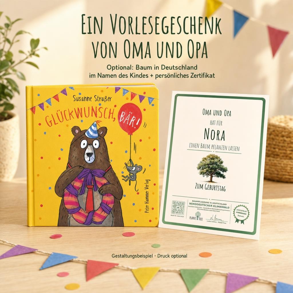 Glückwunsch, Bär! – Geburtstags- und Vorlesegeschenk von Oma und Opa